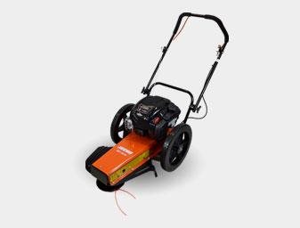 Self propelled clearance weed eater